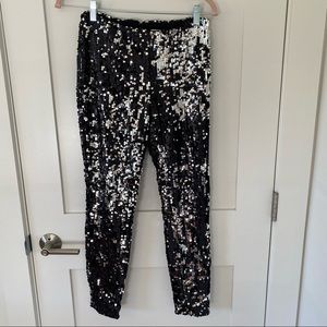Sequin Cigarette Pant